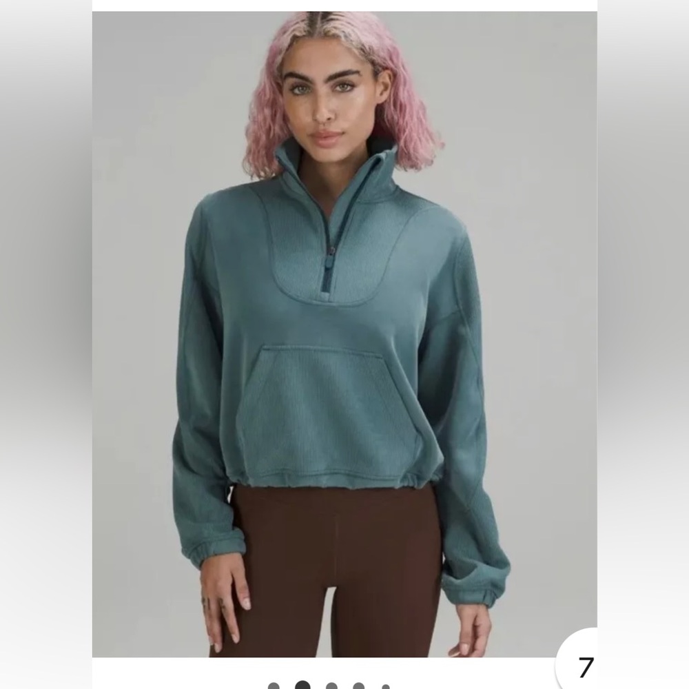 Lululemon Brushed Softstreme Half Zip